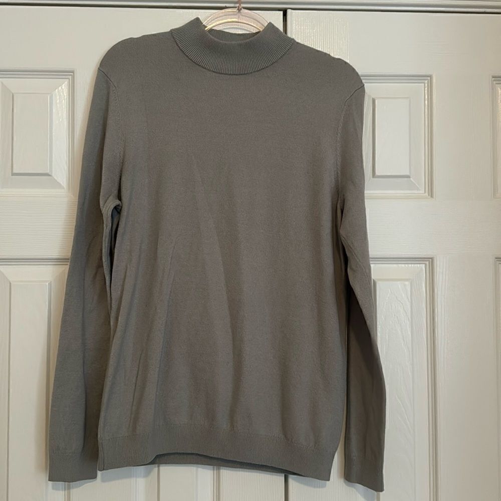 OPEN EDIT Mock Neck Sweater